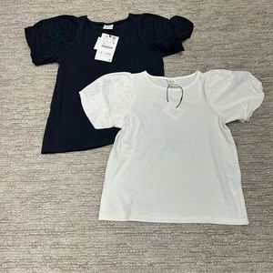 Zara girl 2 t shirts
